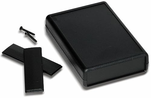 HAMMOND 1593NBK Enclosure, 1593 Series, Ergonomic, Recessed Top, Handheld, 111.25 mm, 75 mm, 25.2 mm (1 piece)