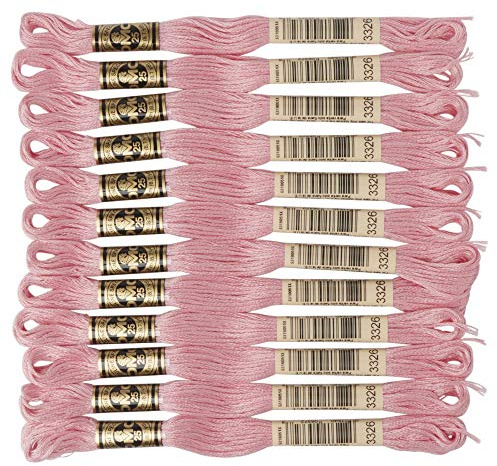 DMC 6-Strand Embroidery Cotton Floss, Light Rose