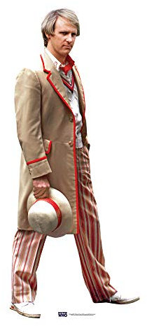STAR CUTOUTS SC407 Pappaufsteller Peter Davison Fifth Ideal für Doctor Who Fans, Partys, Sammler und Events, Einfarbig, Regular