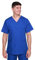 Mirabella Health & Beauty Unisex Lister Hospital Scrub Top Royal Blue L