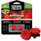 KontrolFreek FPS Freek Inferno para Xbox One y Xbox Series X/S | Performance Thumbsticks | 2 Alturas elevadas, cóncavo | Rojo.