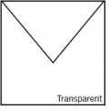 Roessler Paperado Briefhülle SF transparent weiß