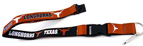 aminco NCAA Texas Longhorns Wendbares Schlüsselband