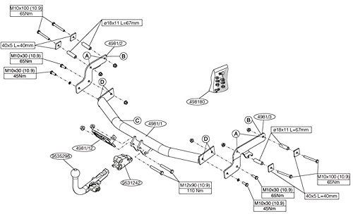 Thule 498100 - Gancio Traino