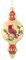 Christbaumkugel, Vogel Zapfen, gold Gift Company