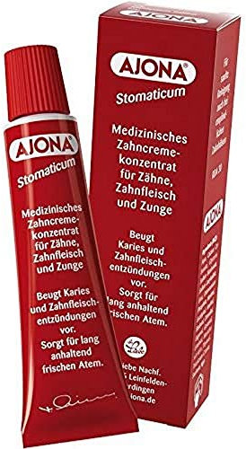 Dr. Rudolf Liebe Nachfolger Ajona Stomaticum medizinisches Zahncremekonzentrat, 24er Pack (24 x 25 ml)