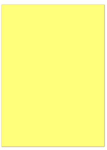 100 Blatt farbiges Briefpapier Lysco Color Paper Lively Sonnengelb Format DIN A4 (210 x 297 mm) Papier Farbe Briefbogen Sonnengelb (LCP-107)