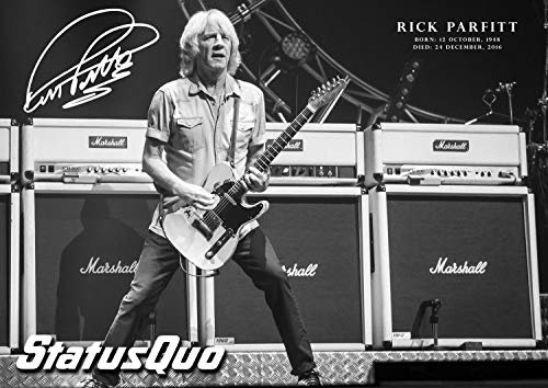 Rick Parfitt Tribut-Poster – # 4 – (Unterschrift – signiert) 2016 Status quo Rock Legends – Legend A3 Poster – Druck – Bild
