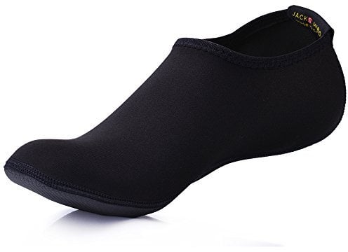JACKSHIBO Schwimmschuhe Damen Barfussschuhe Barfußschuhe Herren Badeschuhe Wasserschuhe Strandschuhe Surfschuhe Aquaschuhe. Schwarz 39/40 EU L