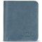 Otto Angelino Portafoglio in Vera Pelle Ultra Slim Verticale per Carte e Monete - Unisex, Blu