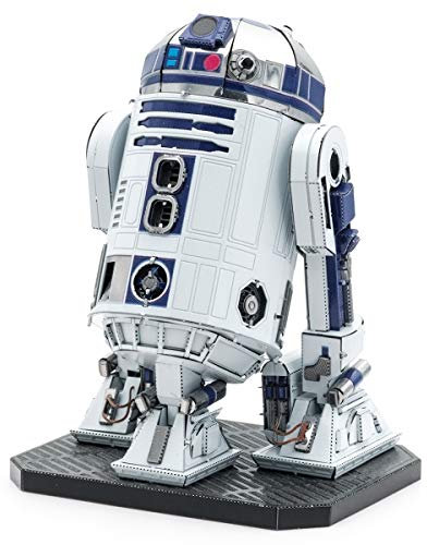 Metal Earth Puzzle 3D Serie Premium R2-D2 - Star Wars Metall Puzzle Modelle für Erwachsene, herausfordernde Level, 7,19 x 5,51 x 9,5 cm