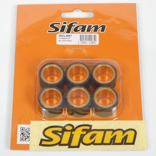 Galet rouleau de variateur Sifam pour Quad Kymco 300 Maxxer 2006 à 2022 23x18 20Grs Neuf