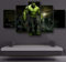 104Tdfc 5 Bilder Leinwanddrucke wandbild 5 teilig Leinwandbild Film Anime Hulk 200X100cm 5 TLG Kunstdrucke Skulpturen Küche Haushalt Möbel Wohnaccessoires