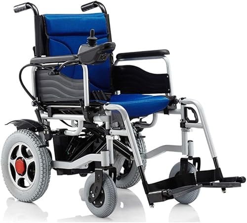 DREAMyun Elektrorollstuhl Faltbar, 360 ° Joystick 500W/24V Lithiumbatterie Elektro Mobilitätshilfe Elektrischer Rollstuhl, Tragbare Ältere Behinderte Hilfe Auto,Kann ins Flugzeug steigen