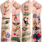 20 Blätter Fußball Tattoo Kinder Jungen, Füllung Schultüte Fussball Geschenke Jungen Give Away Kindergeburtstag Mitgebsel, Kindertattoos Fussball Sticker, Fußball Mitbringsel Kleinigkeiten für Kinder