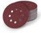 Sanding Discs 125mm Sandpaper Sheet 80/120 Grit, 50Pcs Hook and Loop Sanding Pads 5 Inch Sander Disc for Random Orbital Sander(8 Holes)
