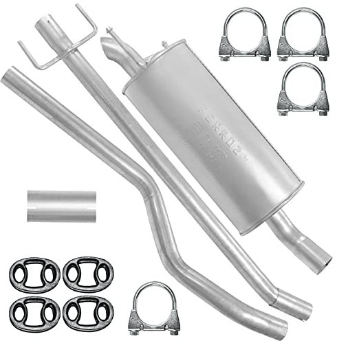 Schalldämpferset Abgasrohr Endschalldämpfer Auspuff Endtopf für Opel Astra H 3 III Kombi Caravan 1.3 CDTI 1.7 CDTI