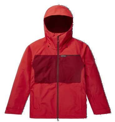 Burton Herren Standard Pillowline GORE‑TEX 2L Jacke, Tomato/Sun Dried Tomato, Größe M