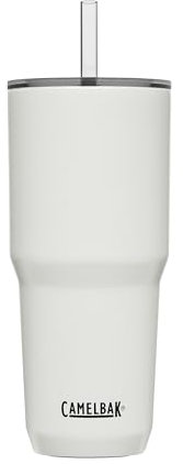 CAMELBAK Straw Tumbler, SST Vacuum Insulated 30Oz, White