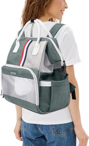 PETCUTE Hunderucksack Katze Rucksack mit Netzfenster,Atmungsaktiv Haustier Rucksack für Hund und Katzen,Faltbar Haustiertragetasche mit Herausnehmbarer Matte,Ideal Zum Wandern,Airline Genehmigt