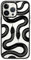 CASETiFY Compact iPhone 14 Pro Max Case [2X Military Grade Drop Tested / 4ft Drop Protection] - Black Kingsnake - Clear Black