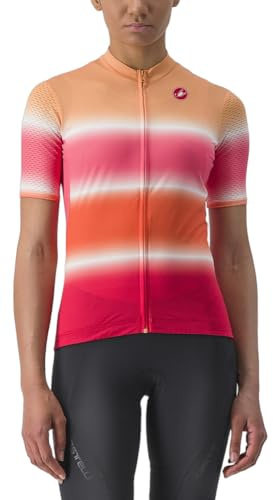 CASTELLI 4522060-866 Dolce Jersey Women's T-Shirt Soft Orange/Hibiscus L