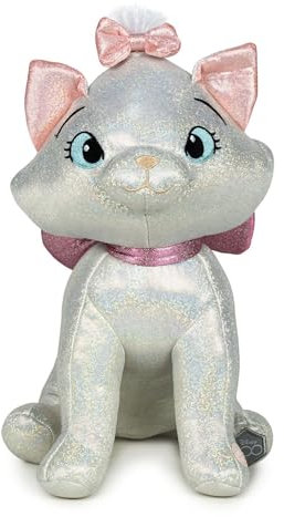 Peluche Marie Minou Glitter Ball avec musique - Les Aristochats - hauteur 28 cm