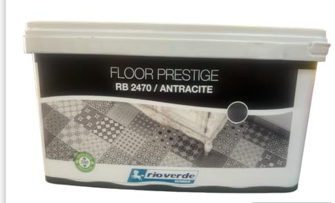 Vernice per pavimenti Floor prestige Rio verde da 2,50 lt / RB2470 - Antracite