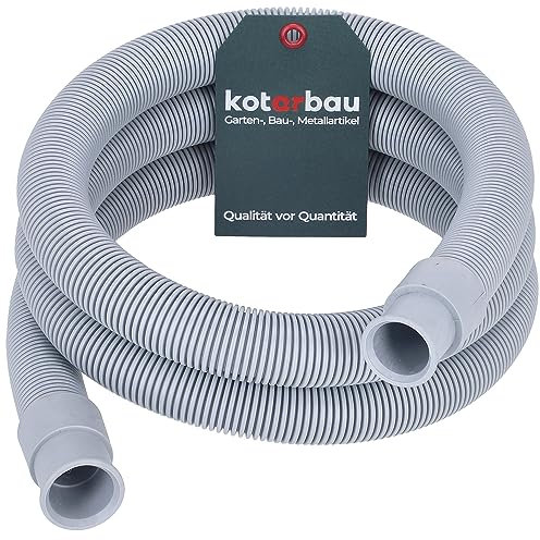 KOTARBAU® Tubo di scarico per lavatrici, 1,5 m x Ø 24 mm, per lavastoviglie
