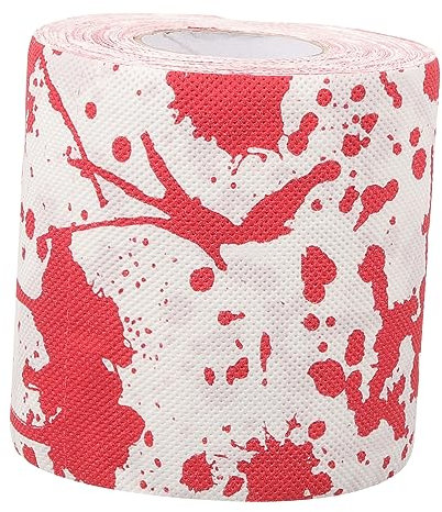 Abaodam Halloween Deko Toilettenpapier 1 Rolle Badezimmerdekoration Gruseliges Gesichtstuch Farbiges Halloween-dekoration Halloween-partyzubehör Kürbis Papier Einzigartig