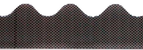 Fassadenprofile 50x Traufenbelüftungsprofil 87,3cm Schwarz PVC | Profilfüller Trapezblech, Profildichtung Wellplatten, Traufenkamm Vogelschutz, Sickenfüller, Wellblech Dichtung