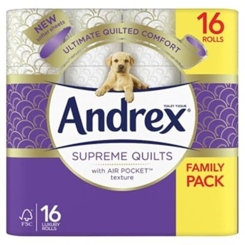 Andrex Supreme Quilts, 16 Rolls