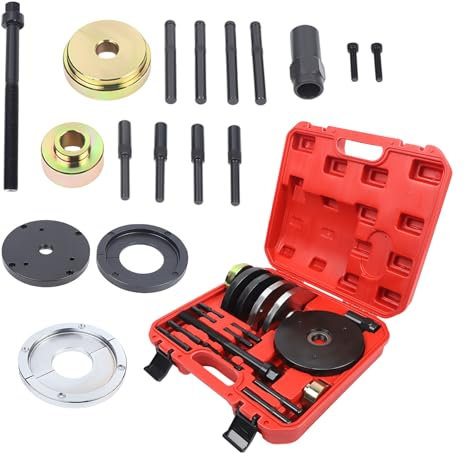 KEESUNG 16 TLG Radlager Werkzeug Set, 82MM Radlager Radnabe Montage Werkzeug Abzieher Radlager Montagewerkzeug Demontage Satz