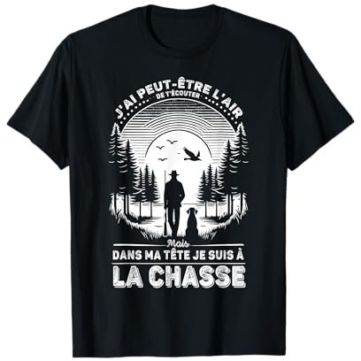 Drôle & Humour de Chasseur - 'Dans Ma Tête À La Chasse T-Shirt