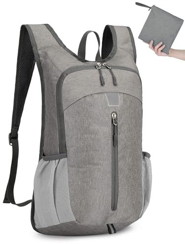 Arvano Faltbarer Rucksack Ultraleicht Kleiner Rucksack 10L Wanderrucksack für Damen und Herren, Tagesrucksack Mini Rucksack für Wandern Radfahren Reisen