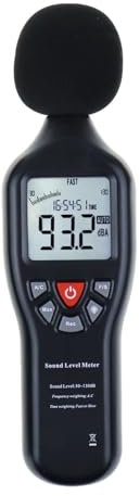 Fonometro Digitale Decibel 30dB - 130dB Funzione Di Registrazione Dati Registratore Del Tester Del Rumore
