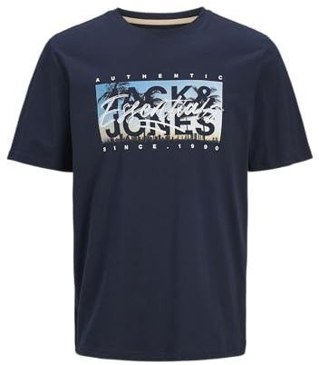 Jack & Jones Herren Jjcolton Photoprint Tee Ss Crew Neck Jjcolton Photoprint Tee Ss Crew Neck (1er Pack)