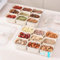 ZYODUOB Divided Serving Tray With Lid,Snack Trays With Compartments for Storing & Portioning，Snack Platters Organizer for Party,Picnic and Travel