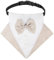 BT Bear Smoking-Bandana-Halsband für Hunde, verstellbar, mit Schleife, Halstuch für Katzen, Welpen, kleine Hunde, Hochzeiten, Geburtstage, Partys, Beige, Größe M