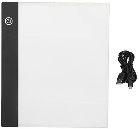 A5 LED-Lichtbox-Tracer, LED-Licht-Tablet-Board-Pad, Smart Touch, Hohe Helligkeit, USB-Power, LED-Licht, Tablet-Board-Pad, Ultradünnes LED-Artcraft-Tracing-Lichtpad mit Weichem
