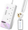 UseeLink Matter Smart Power Strip, Surge Protector, USB Extension Cable, Matter Power Strip, for Apple HomeKit, Alexa, Googlee, SmartThinggss Smart Home Automation, Requires Matter Hub, 13A
