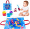 Chiluxendo Angelspiel ab 1 Jahr, Fische Angeln Spiel aus Stoff, Montessori Spielzeug, Angelspielzeug Kinderspielzeug, Lernspielzeug, Lernspiele Motorikspielzeug, Geschenke für Babys Jungen Mädchen