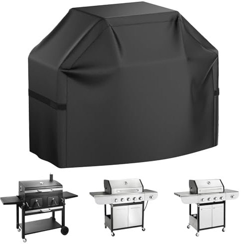 Heavy Duty Waterproof BBQ Cover - Large Outdoor Barbecue Protection for Gas BBQs, Durable Waterproof BBQ Shelter, Fits Most Grills - Perfect for Outdoor Use
