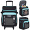 Kühltasche mit Rollen, 50L/ 80 Cans Kühltasche Gross Faltbar und Wasserdicht Kühler, Isoliertasche Thermotasche für Strand, Camping, Picknick, Einkaufen