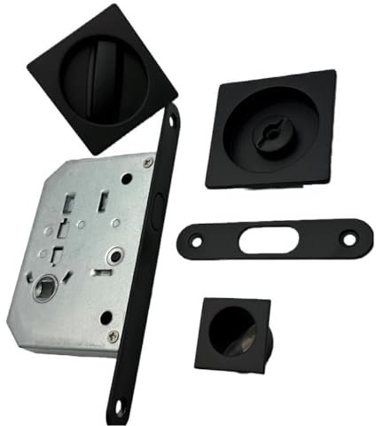 Kit QUADRO per porte scorrevoli NERO OPACO