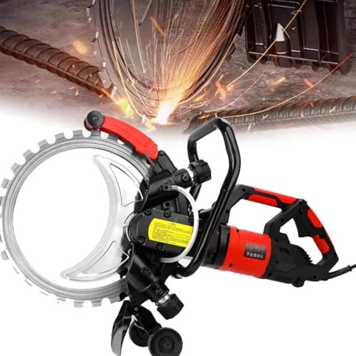 16 in Concrete Ring Saw,Concrete Saw,Concrete Wall Saw with 8980W High-Power,Concrete Wet Saw with Water Fed Dust Suppression,for Stone Cement Rebar