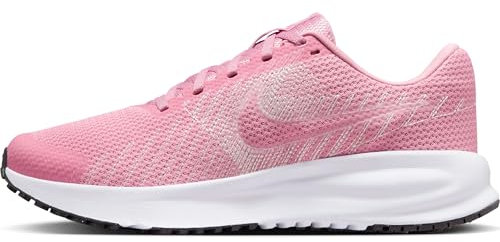 Nike Run Defy Straßenlaufschuh für Damen Straßen-Laufschuh, Elemental Pink/White-Silt Red-Black, 39 EU