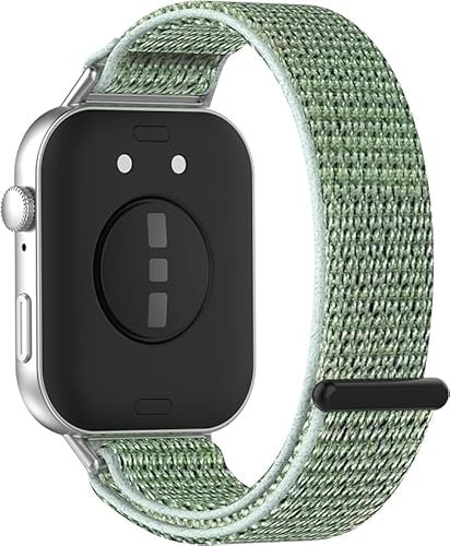 Cinturino di ricambio in nylon compatibile con Huawei Watch Fit 4/4 Pro, elastico regolabile, traspirante, cinturino di ricambio per smartwatch Huawei Watch Fit 4, unisex, Misura unica, Nylon