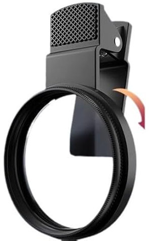 Filtro polarizzazione CPL da 52 mm e set di specchi per fotocamera del telefono – Universale compatibile con iPhone, Samsung, Android, per ridurre l'abbagliamento e gli scatti creativi a specchio