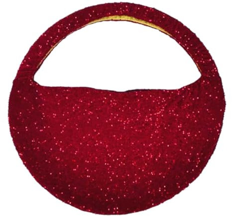 KiBcsLic Übung Hoop Tasche Fitness Hoop Lagerung Tasche Hindernis Parcours Tasche für Übung, Red M